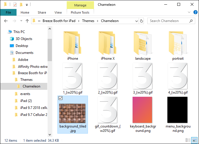 tiled files